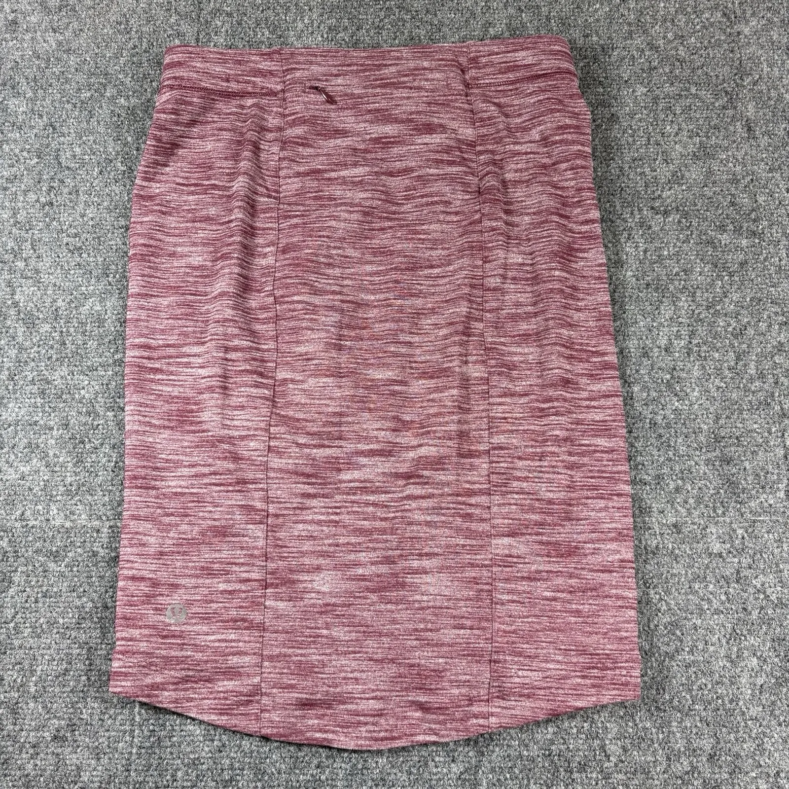 Lululemon Heathered Purple‎ Go Where To Skirt Women's Size 6 (26 X 18.5) - Image 3