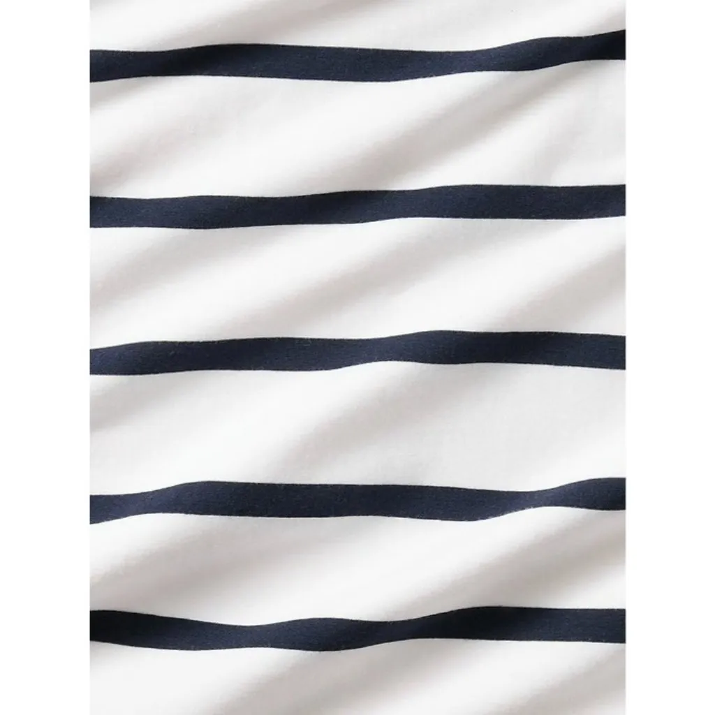 Athleta M Essential Tee Dress Winona Navy Stripe Medium - Image 5