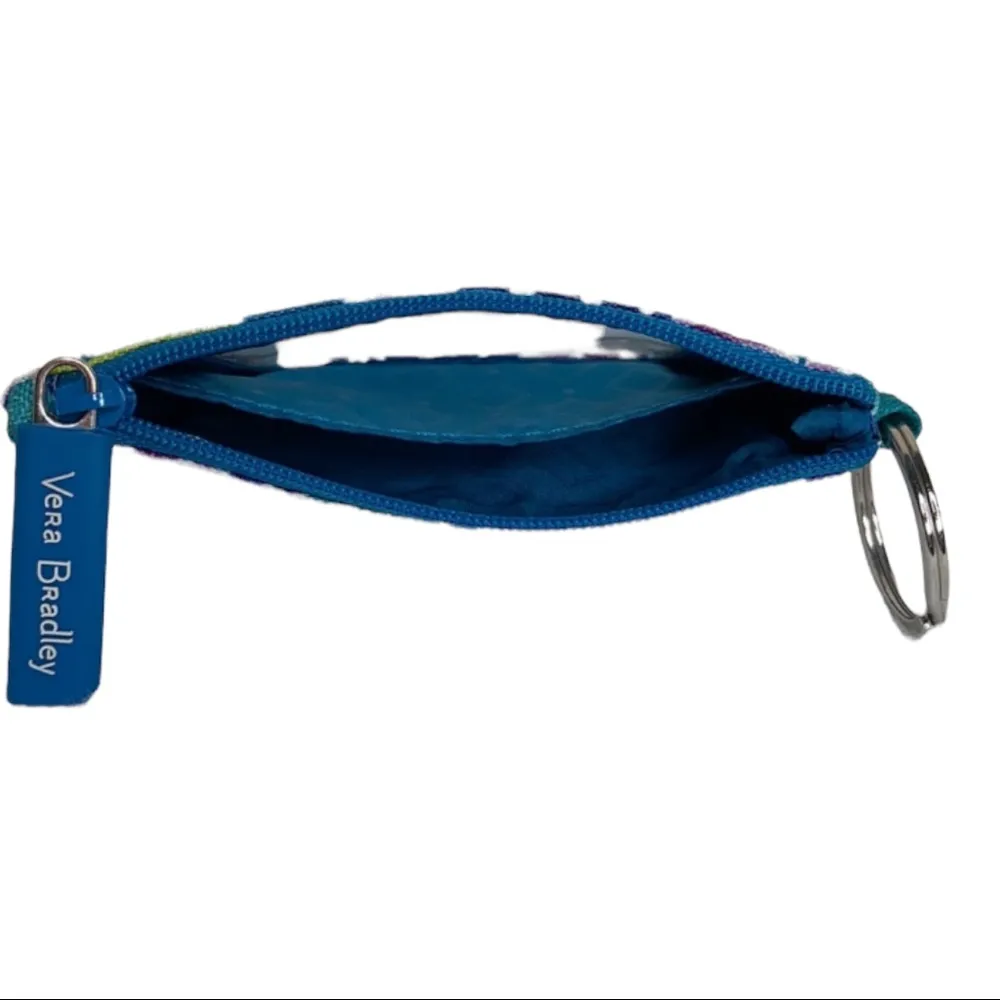 Vera Bradley Floral Quilted Zip ID Wallet - Image 5