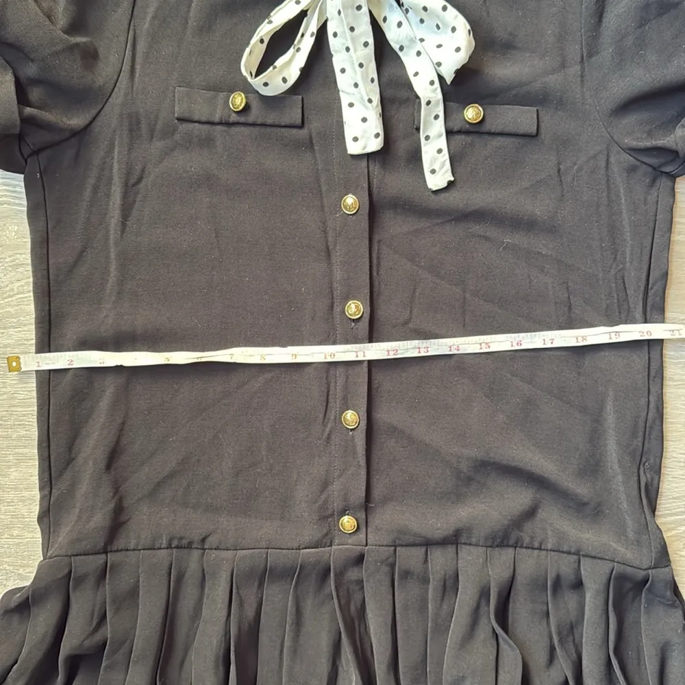 SANDRO SHORT DRESS WITH POLKA DOT TIE - Image 14