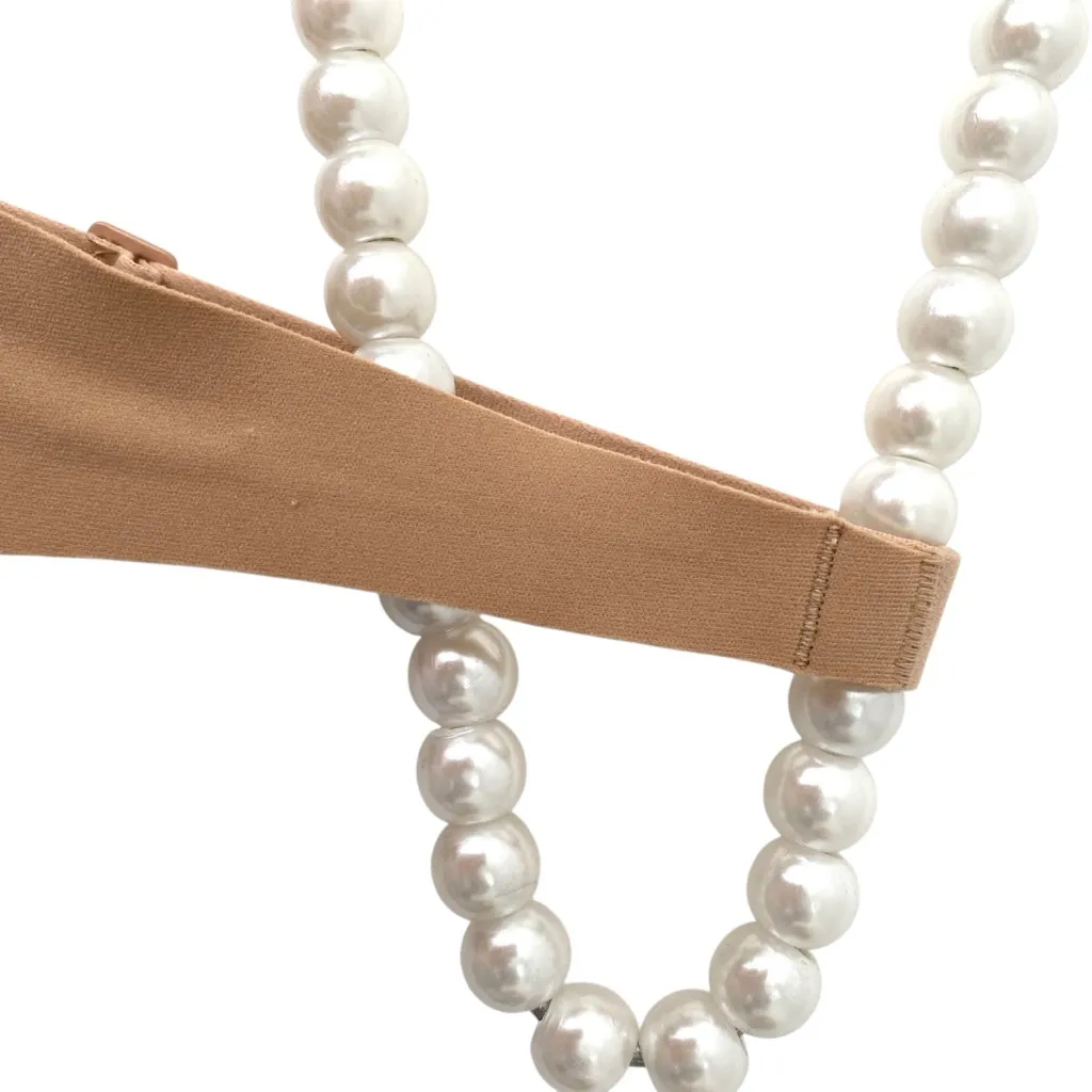 Skims NWTs Fits Everybody High Apex Unlined Plunge Bra size 34A Clay Nude - Image 6