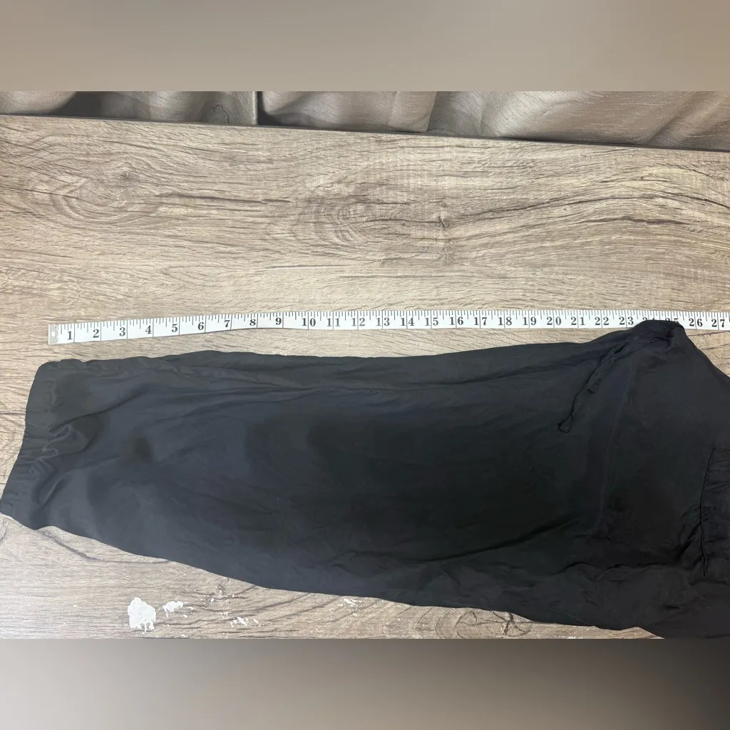 Johnny Was  Black Drawstring Waist Jogger Pants size medium‎ - Image 6