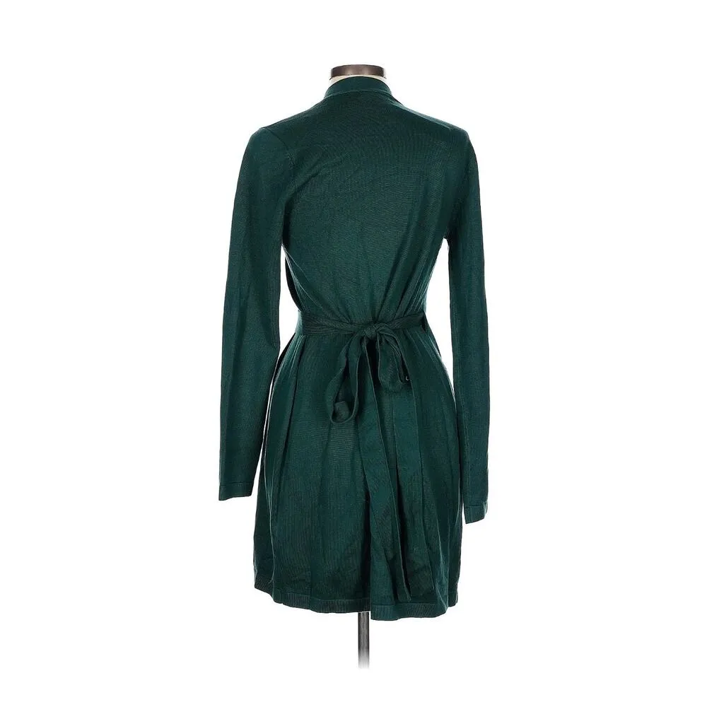 Lulu's Literary Lover Forest Green Wrap Sweater Dress XS NWT - Image 7