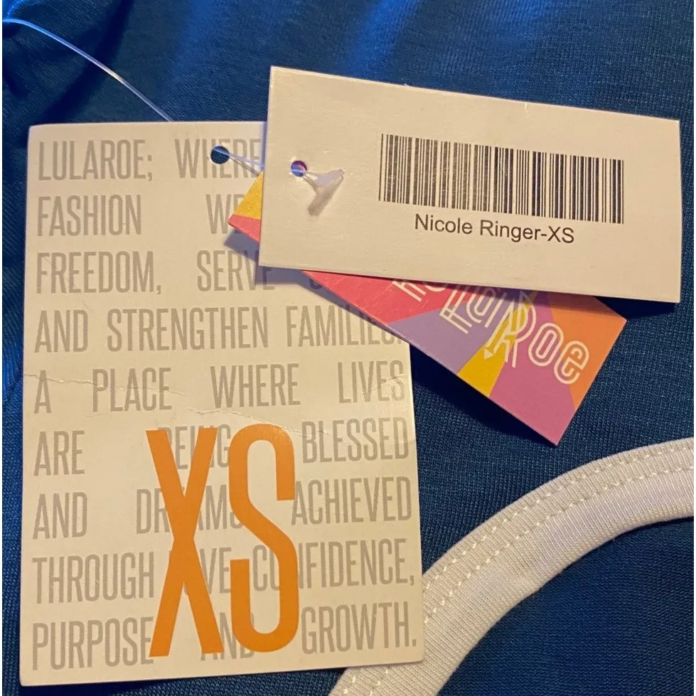 NWT ~ Dk Teal Green & White Knit Midi Dress by Nicole Ringer ~ Women's  XS - Image 2