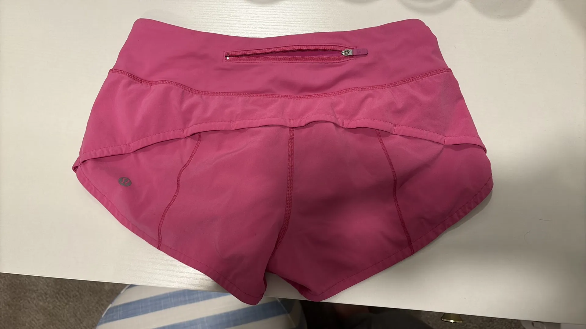 Pink Lululemon Speed Up Shorts - Image 4