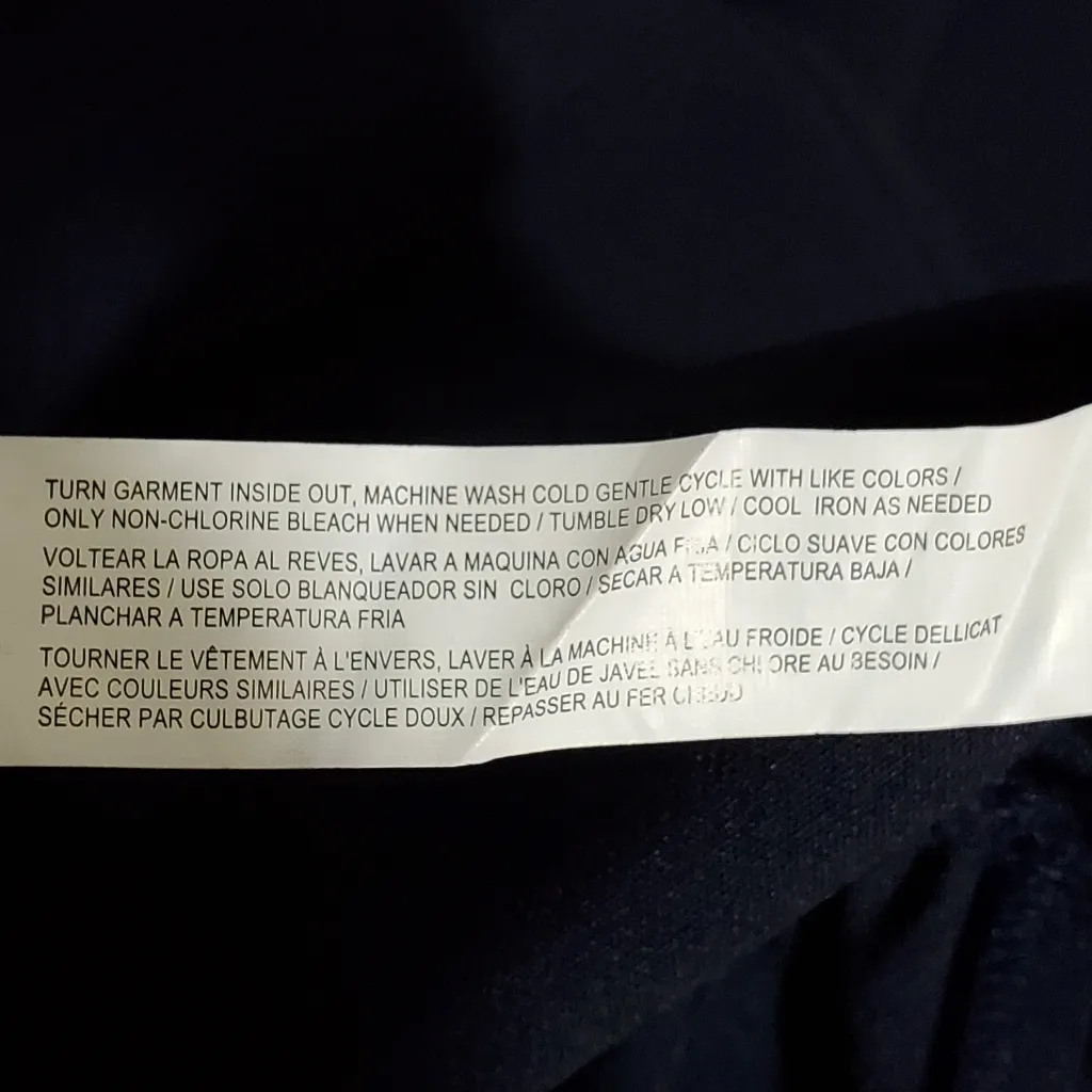 ELOQUII front cascading ruffle navy blue midi dress, Size 18 ‎ Dress  NEW - Image 9