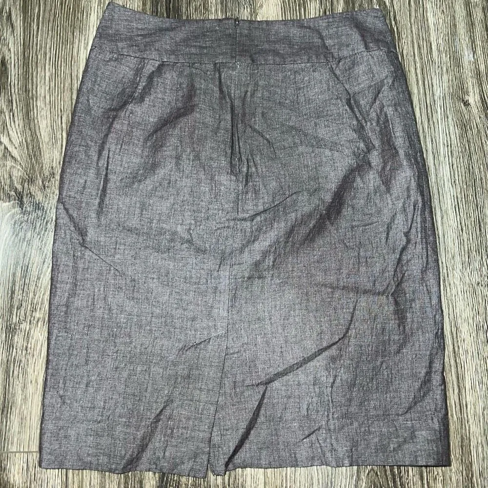 Banana Republic Factory Linen Blend Straight Skirt size 2 - Image 2