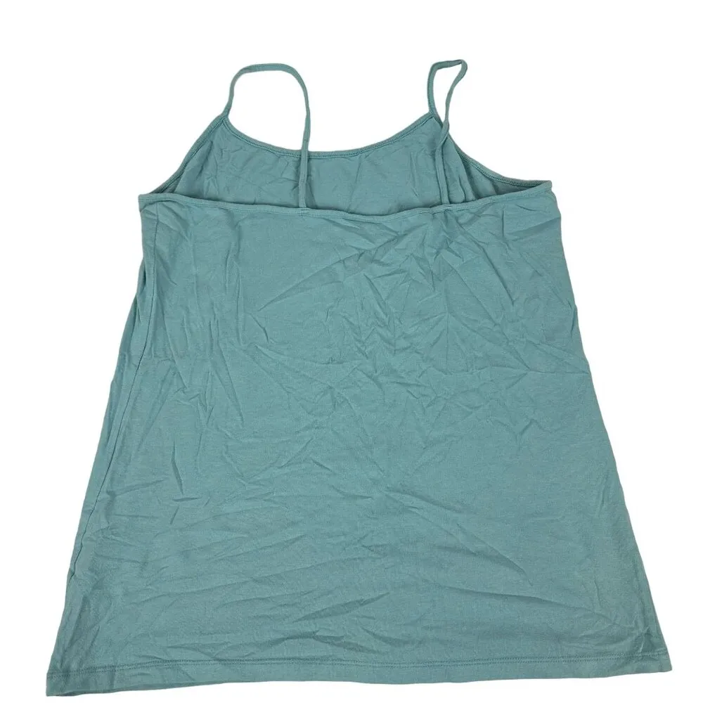 Time And Tru Women's XL Studio Blue Spaghetti Strap Tank Top - Image 2