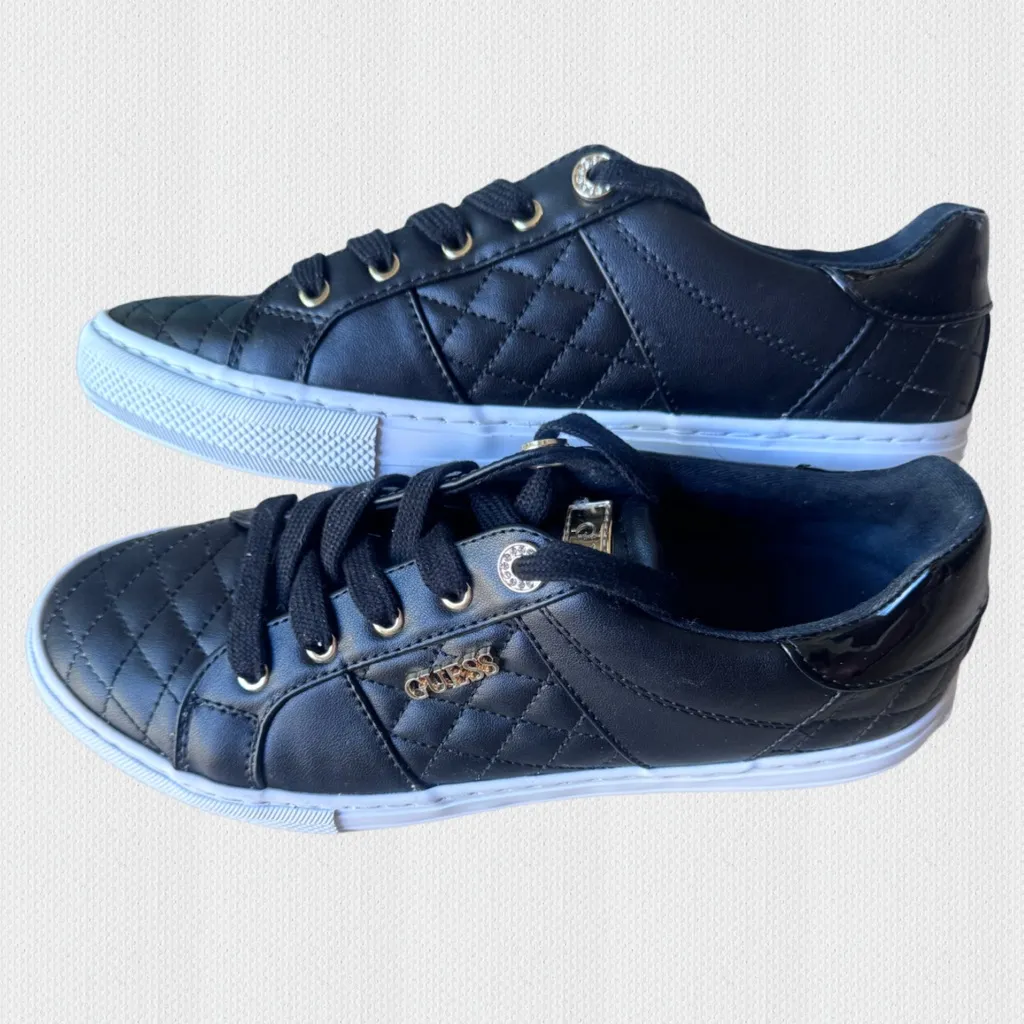 GUESS Women’s Loven Quilted Sneaker – Size 9.5 (Worn Once) - Image 8