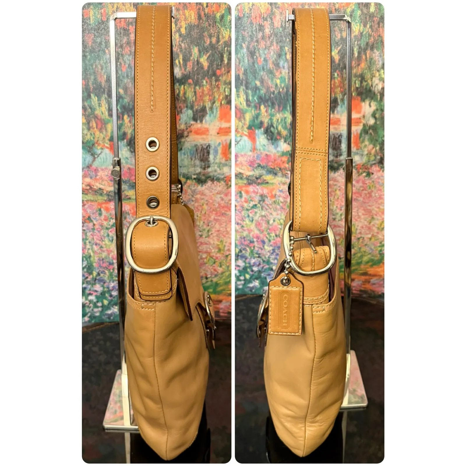 GUC Vintage Coach Bleecker F13355 Duffle Crossbody/Shoulder Bag - Image 3