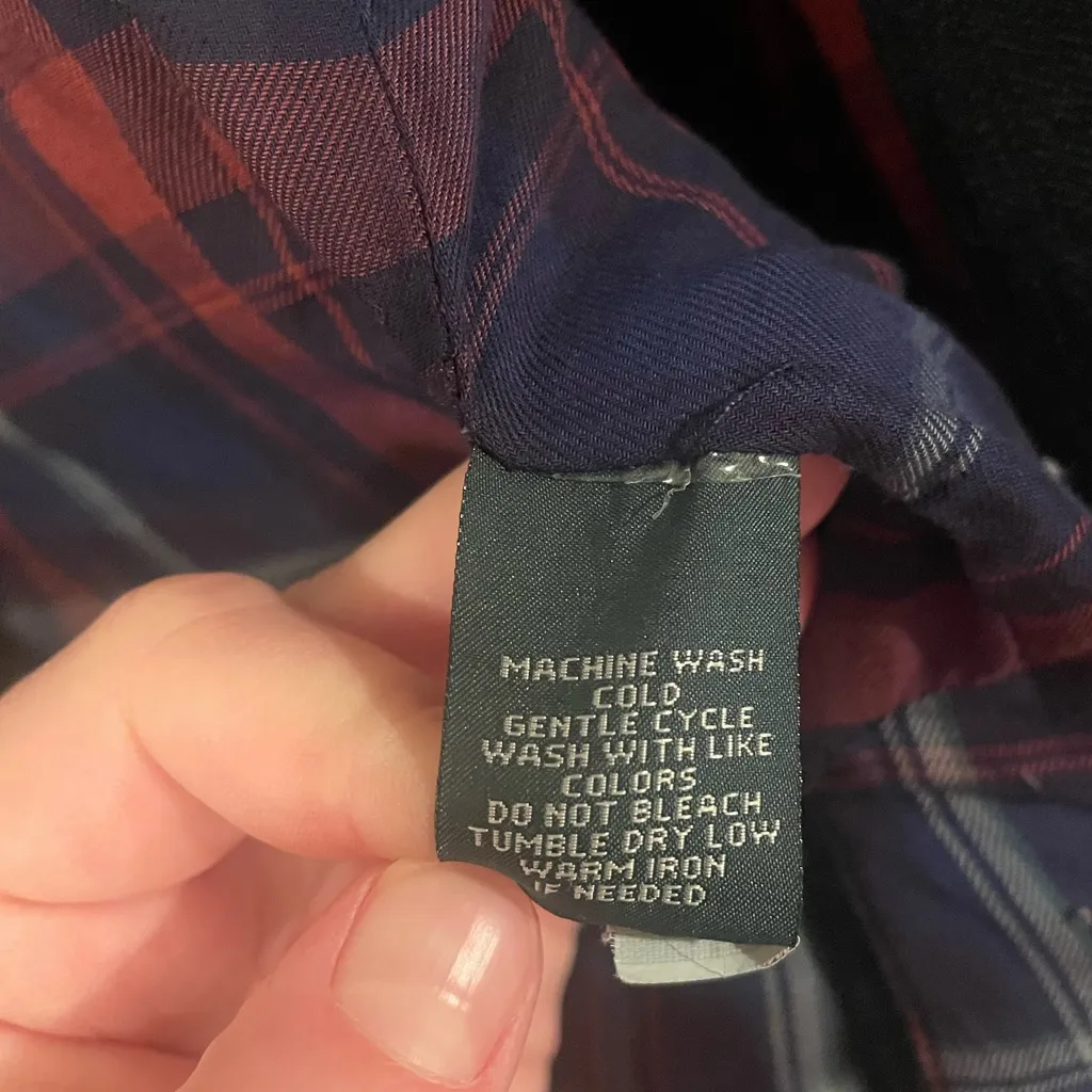 RALPH LAUREN LRL JEANS CO Blue Washed Denim Quilted Chore Barn Coat Jacket XL - Image 8