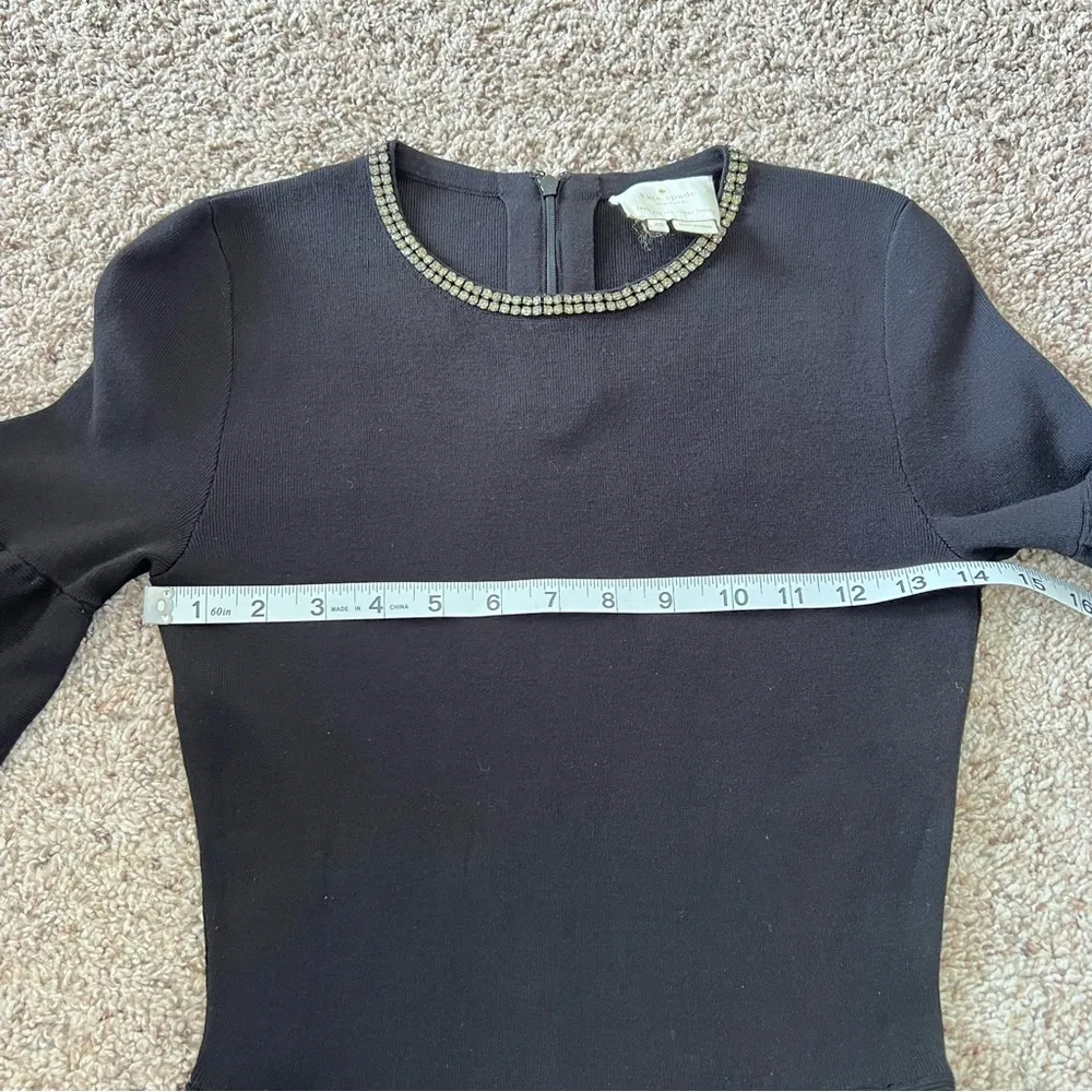 Kate Spade Fit & Flare Jewel Embellished Sweater Dress - Image 13