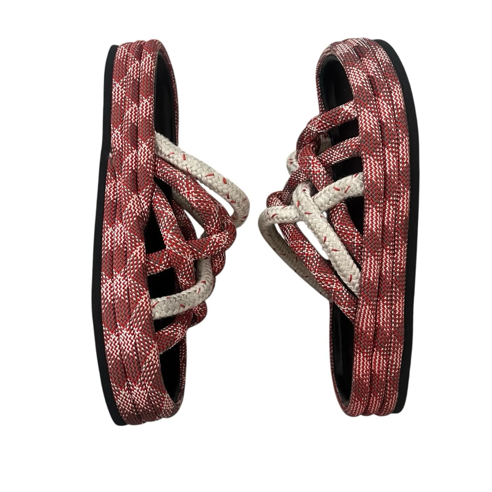 Rag & Bone Kris slip on strappy platform sandals rope slide sz 6 Preppy Designer - Image 6