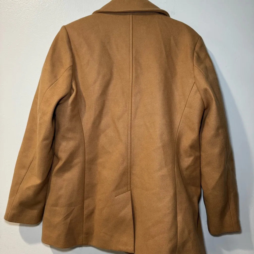 Old navy womens Oversized Double-Breasted Pea Coat size L pockets long sleeves - Image 5