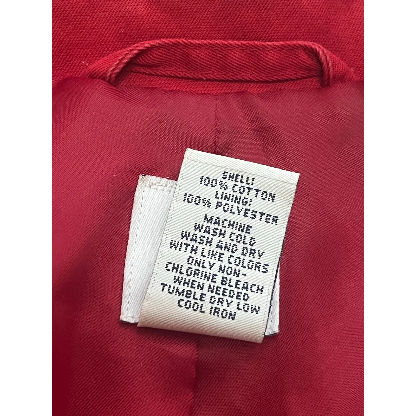 Gap Red Trench Coat for Women - Image 9