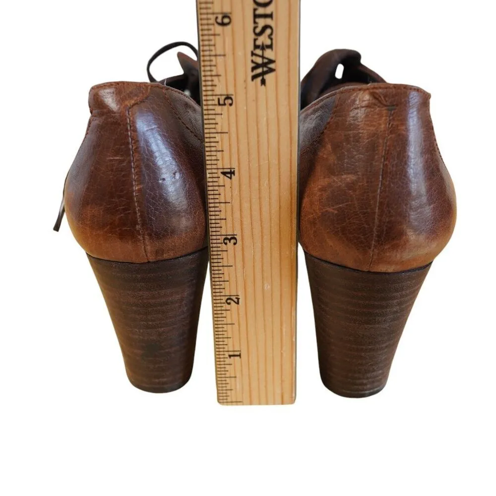 Alberto Moretti Womens Brown Italian Leather Lace - Image 7