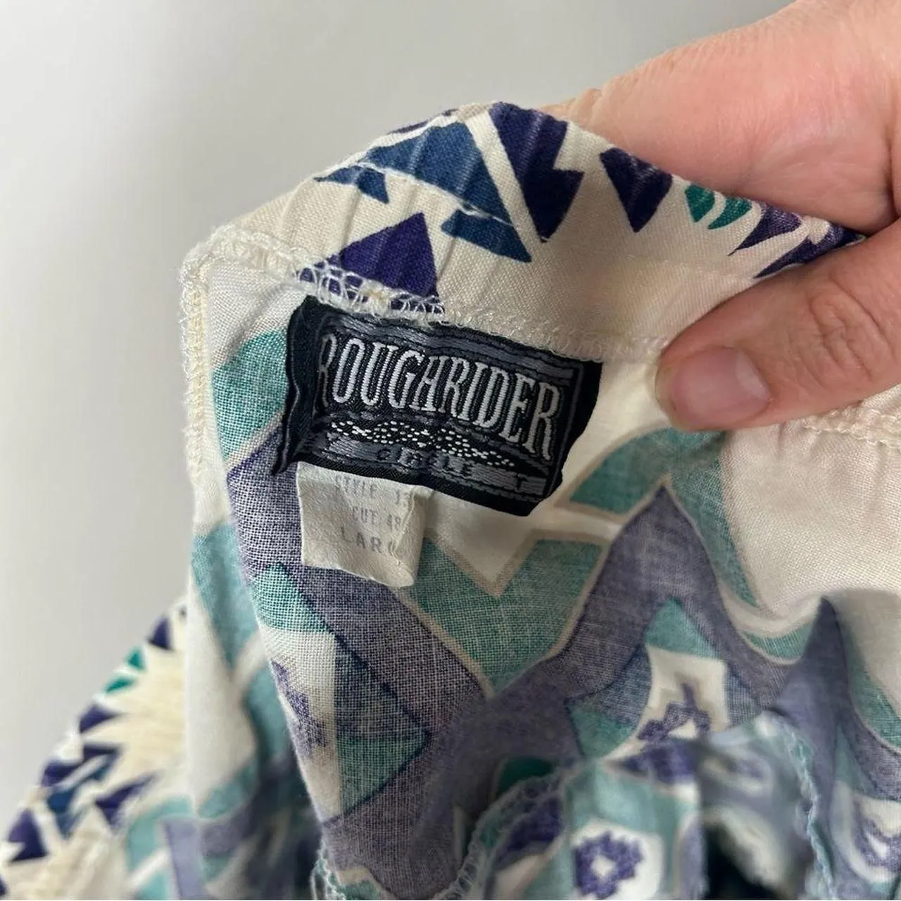 Vintage 1980s 80s 90s 1990 western style circle skirt large brand Roughride - Image 3