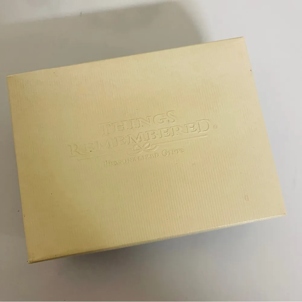 Things remembered turquoise enamel rhinestone keychain for 16TH with box NWT - Image 5