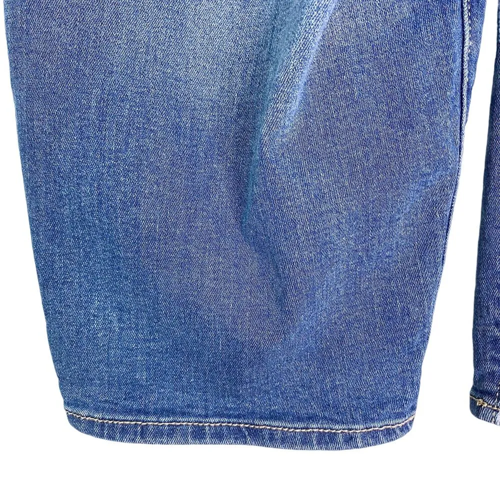 GAP Denim Jean Shorts Jorts 27 Bermuda Medium Indigo Jorts - Image 10