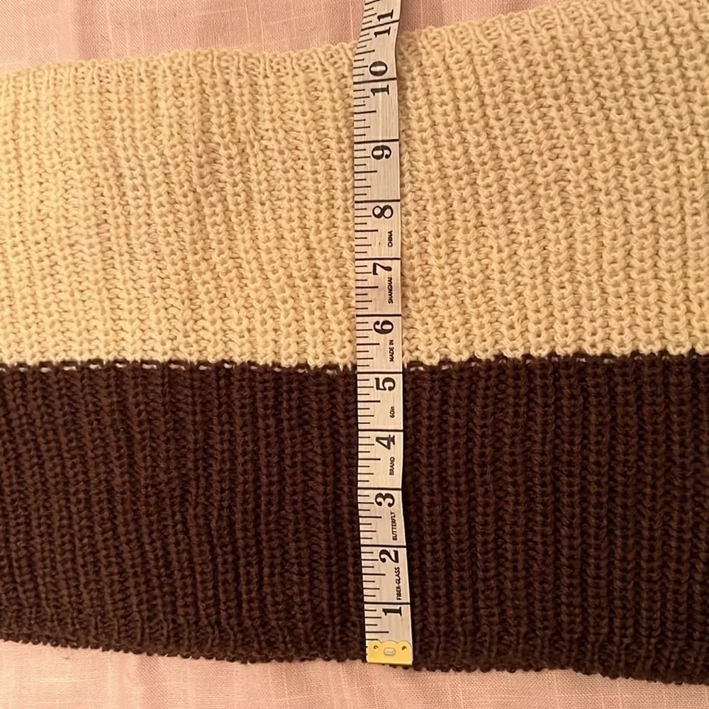 NWOT infinity scarf to keep your neck & head warm Lots of ways to style this Brown - Image 6