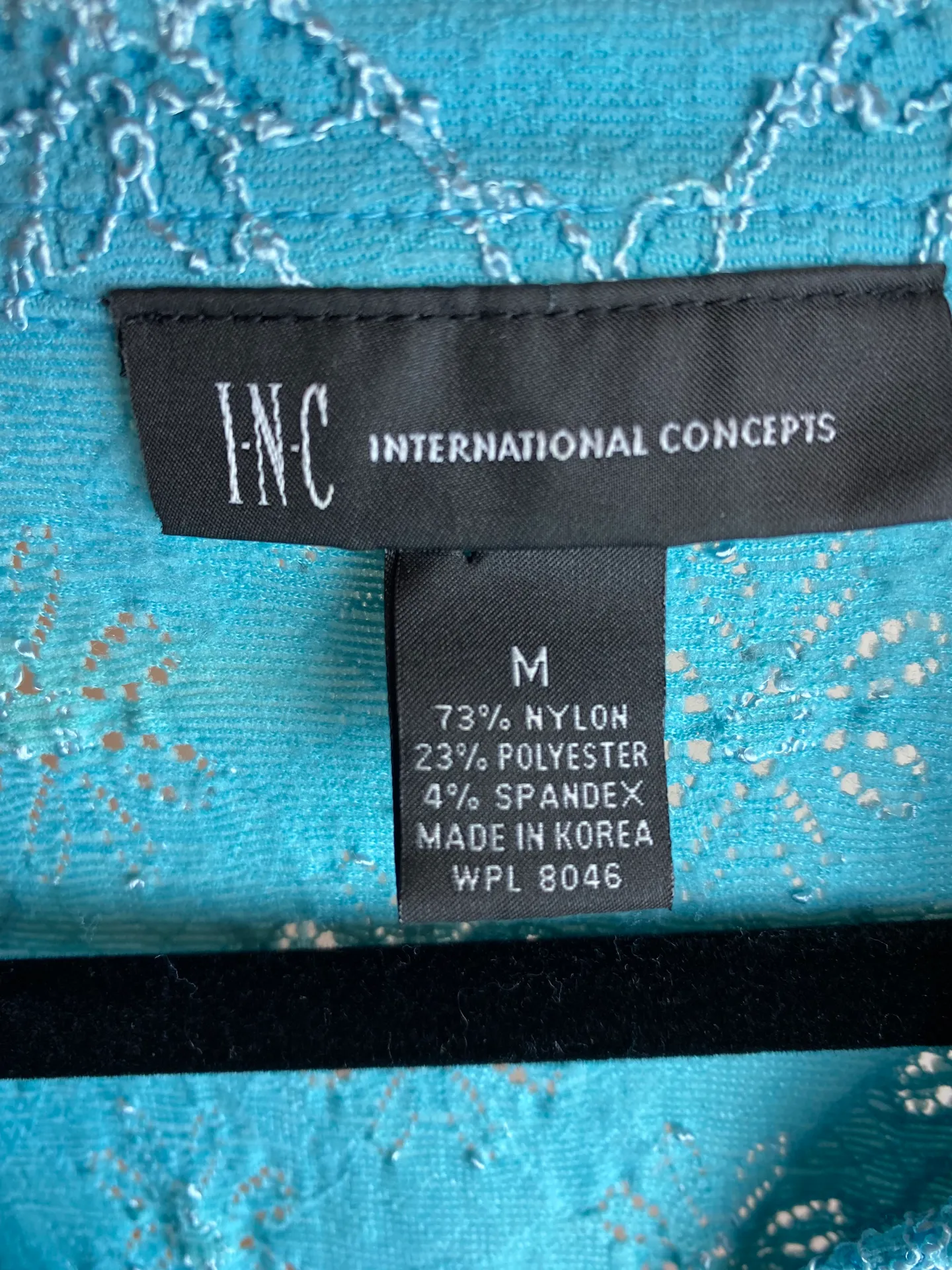 Y2K INC floral lace short sleeve polo shirt - Image 3