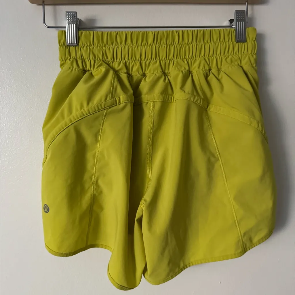 Lululemon 4 Track That Short 5" in Lemon Vibe - Image 6