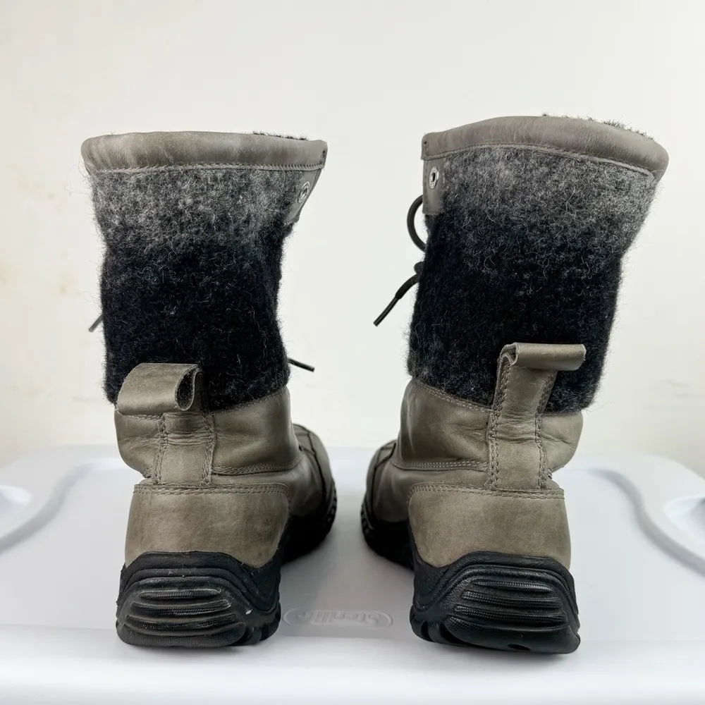 UGG Adirondack ll Waterproof Leather Lace Up Boot Sz 6 Vibram Sole - Image 13