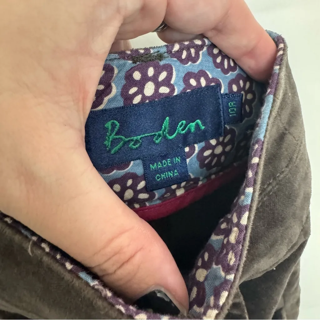 Boden Classic Brown Corduroy pencil Skirt size 10 - Image 2