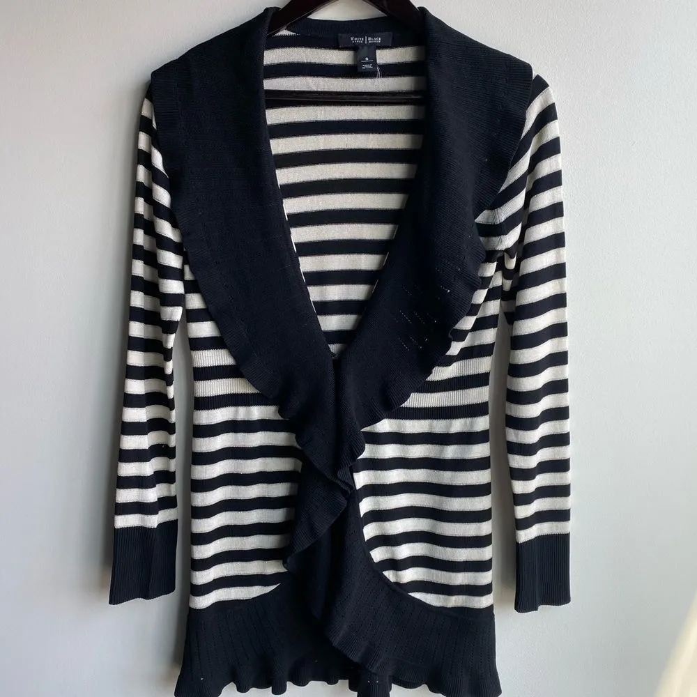 White House Black‎ Market Silk Blend Cardigan Sweater - Image 8