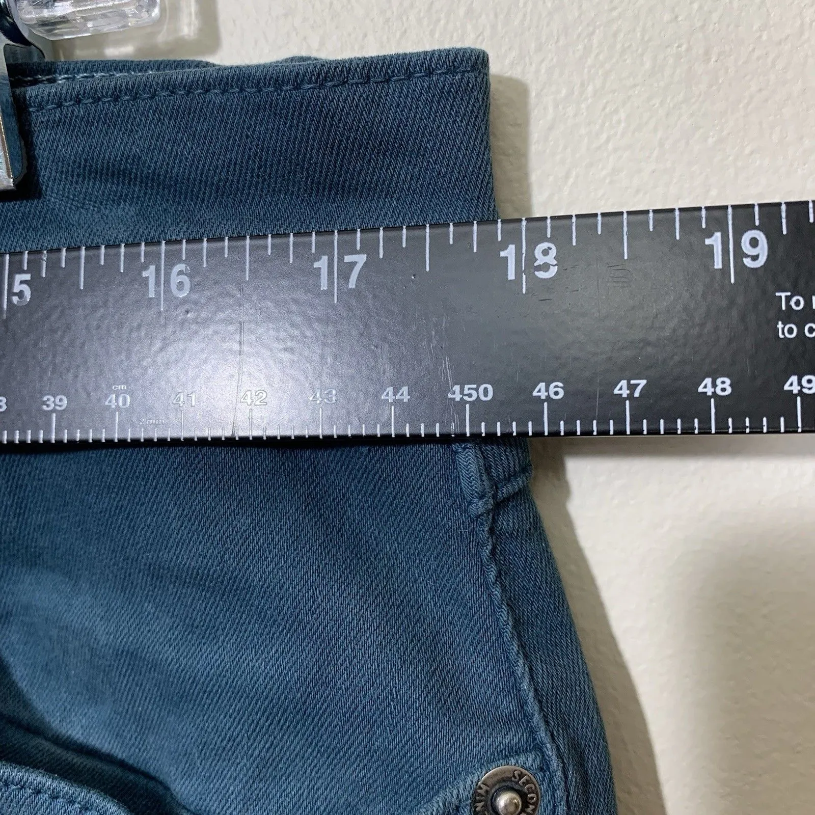 Second Yoga Jeans Green Size 34 Long Skinny Magasinons A La Canadienne - Image 4