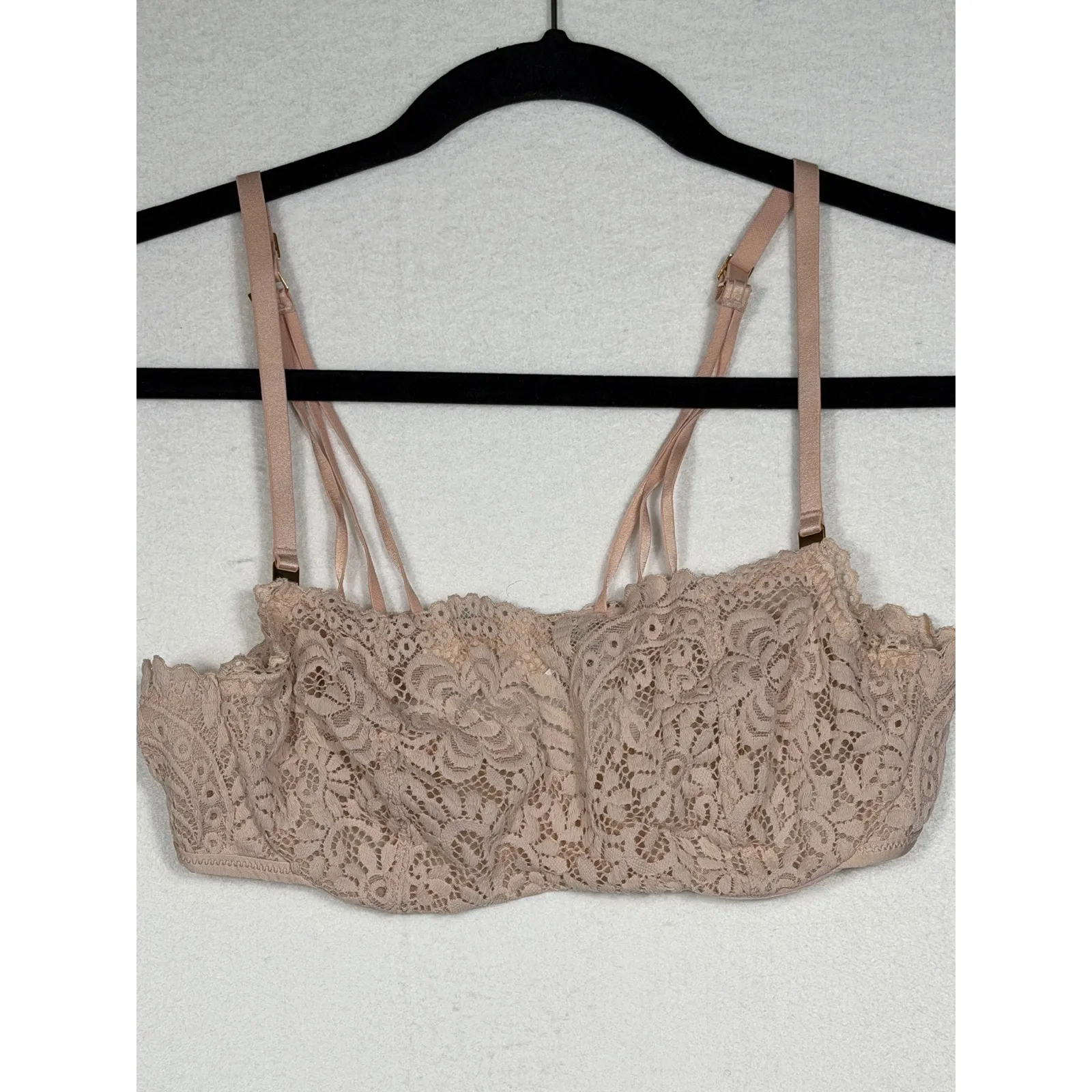 Aerie Lace Convertible Bandeau Bra 34B Pink Everyday Comfort - Image 2