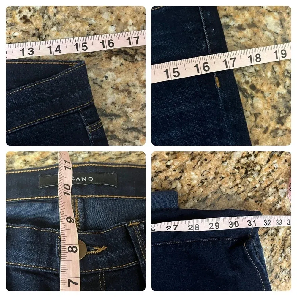 J Brand Dark Wash Low Rise Jeans Women’s Size 28 (30x31) Y2K Night Out Party - Image 4