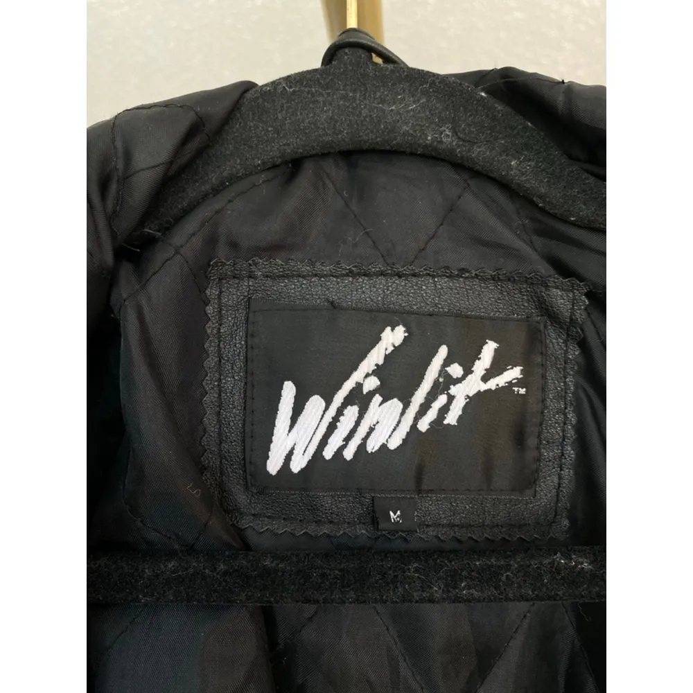 Winlit Leather Patchwork Coat Hood Urban Luxe Quiet Edge Avant - Image 6