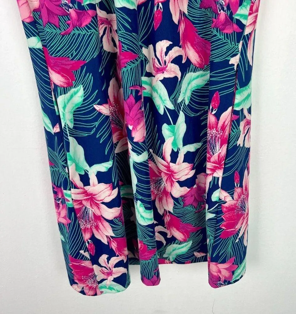 Tommy Bahama NWT  Racquet & Paddle Floral Sleeveleess Dress Size Small S NEW - Image 4