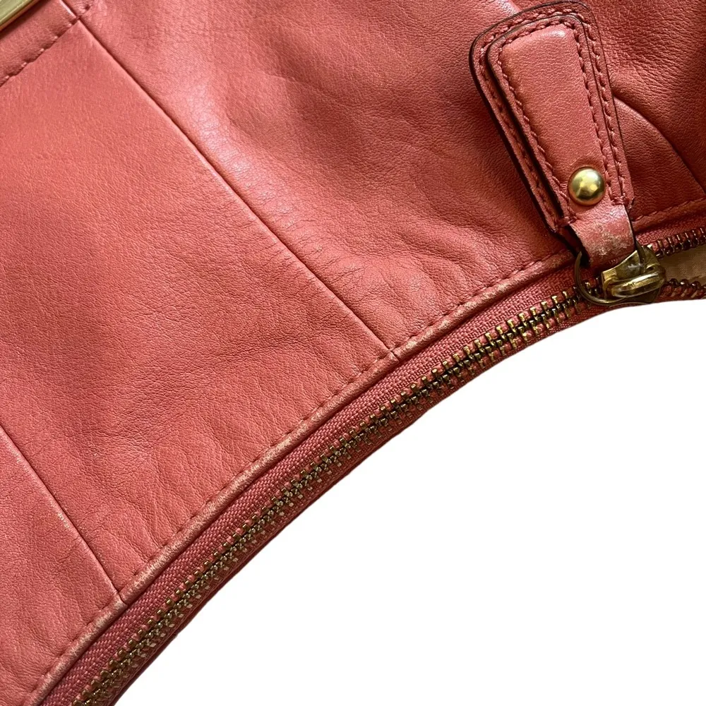 Coach 16808 Kristen Hobo Convertible Purse in Peony Pink - Image 13