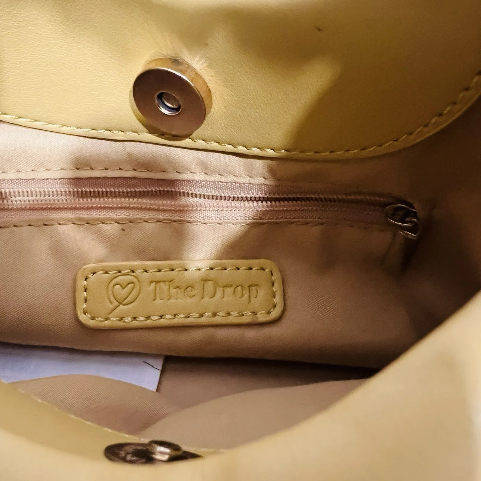 The Drop Yellow Mini Handbag Purse - Image 4