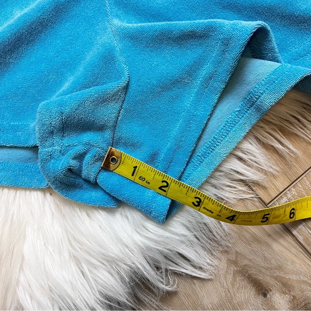 Fabletics Blue Terry Cloth Women's Shorts. Size S. EUC - Image 9