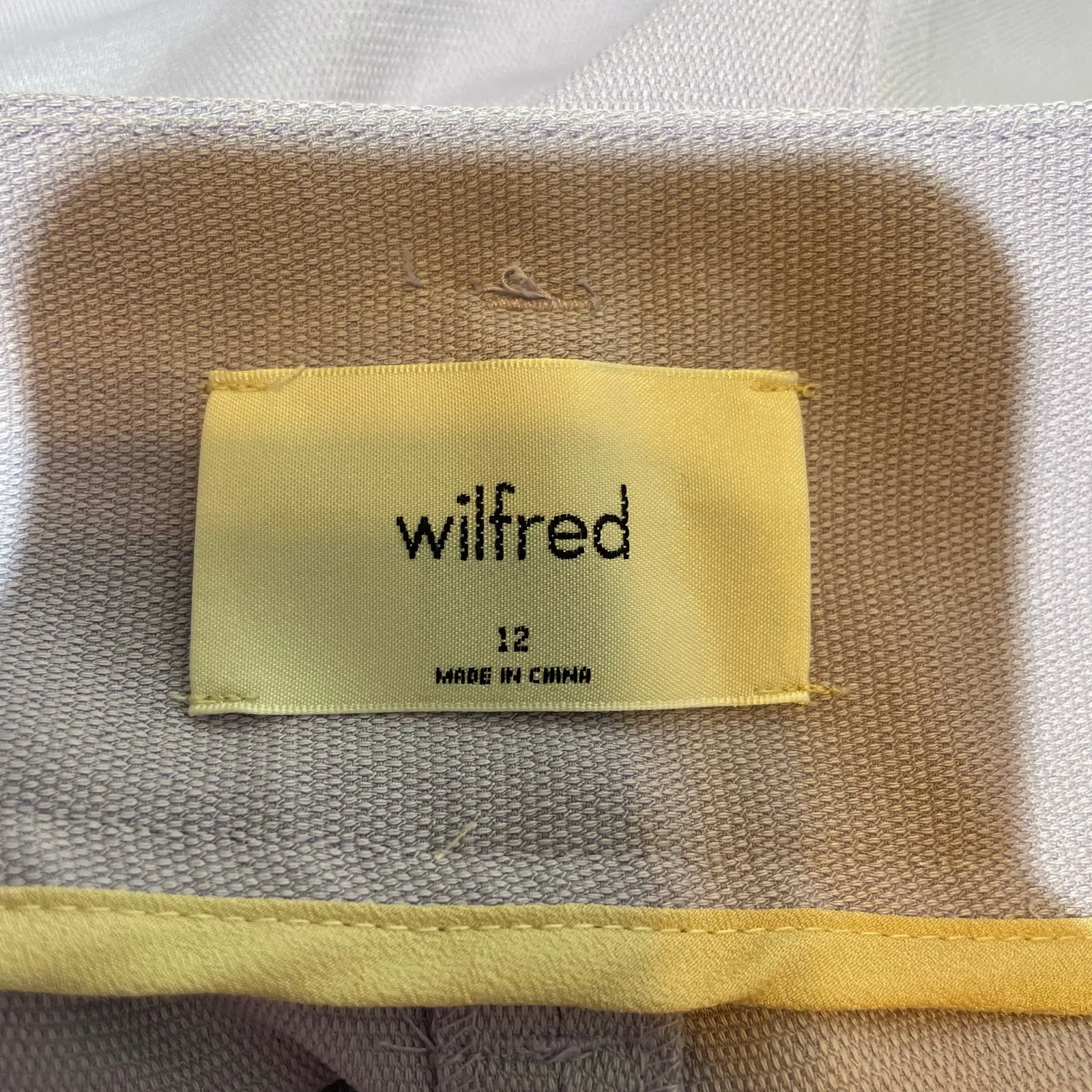 Wilfred Shorts Size 12 Lavender High Rise Paper Bag Dressy Preppy Country Club - Image 5