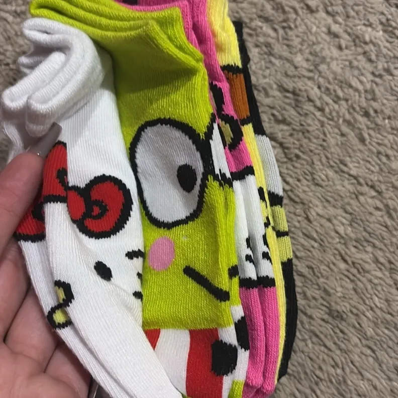 NWT Hello Kitty Socks 5 Pair - Image 2