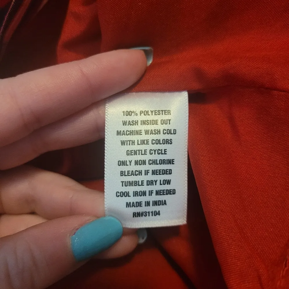 Crown & Ivy Red Plaid Party Holiday Skirt NWT - Image 9