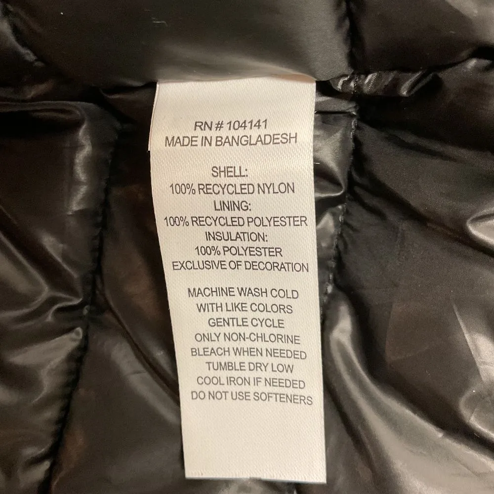 Alpine Design Echo Hill Insulated Puffer Jacket Size XL Pure Black Full Zip NEW - Image 15