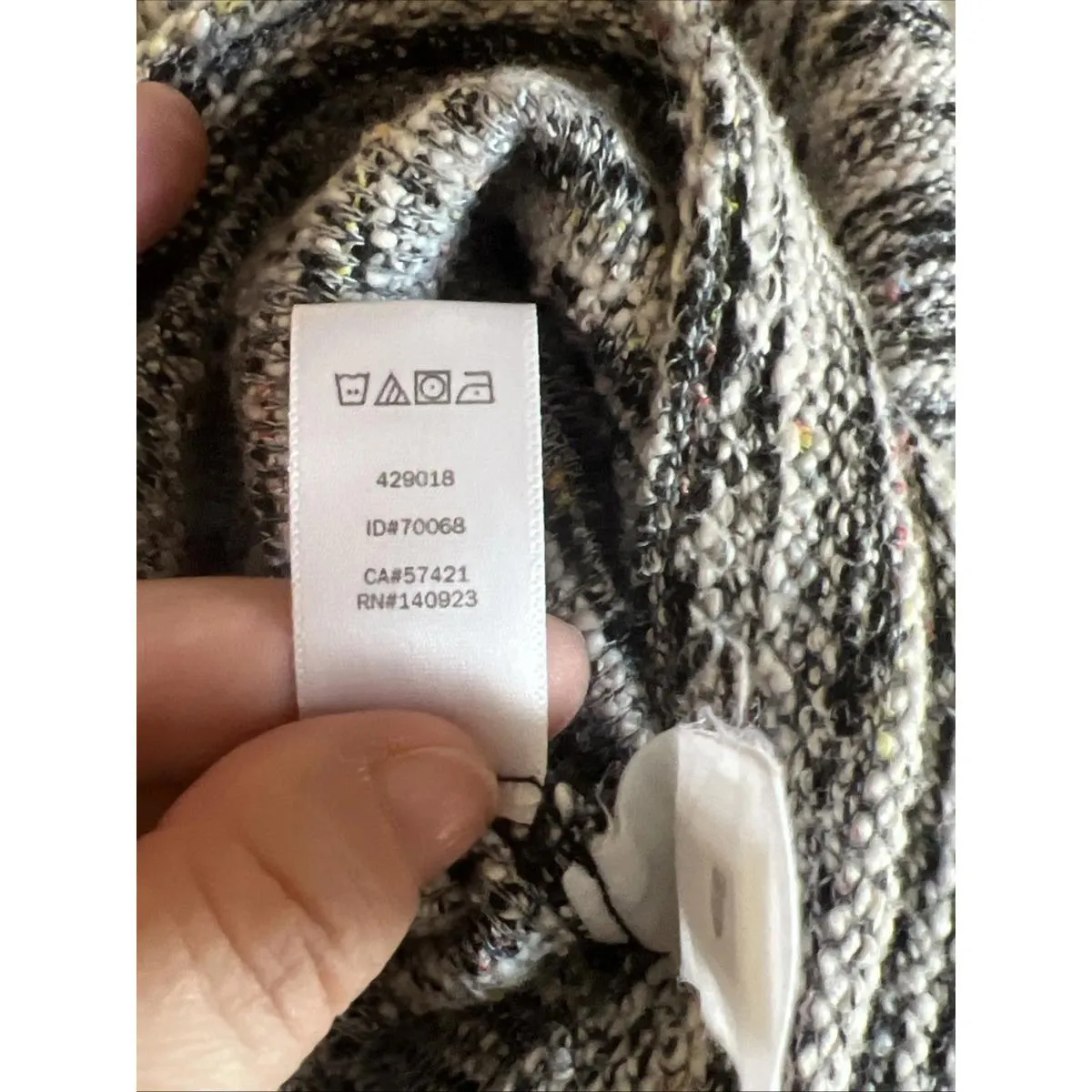 Loft Tweed Mini Dress Gray Size XS - Image 8