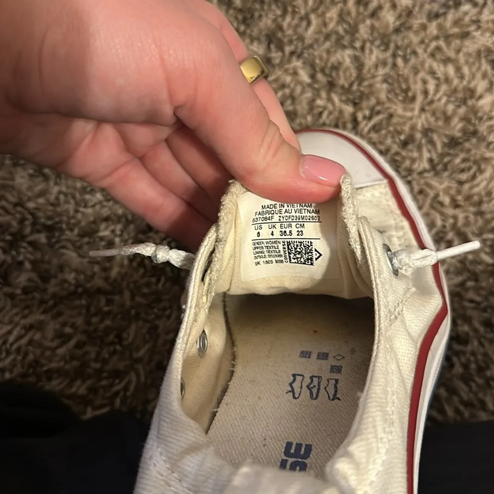 Converse Shoreline Slip On Sneakers White Size 6 - Image 8