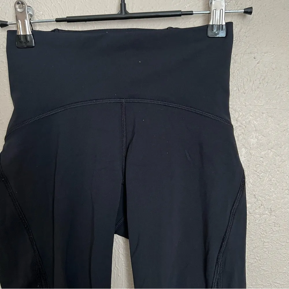 Lululemon Train Times Crop Leggings in Black 2 - Image 3