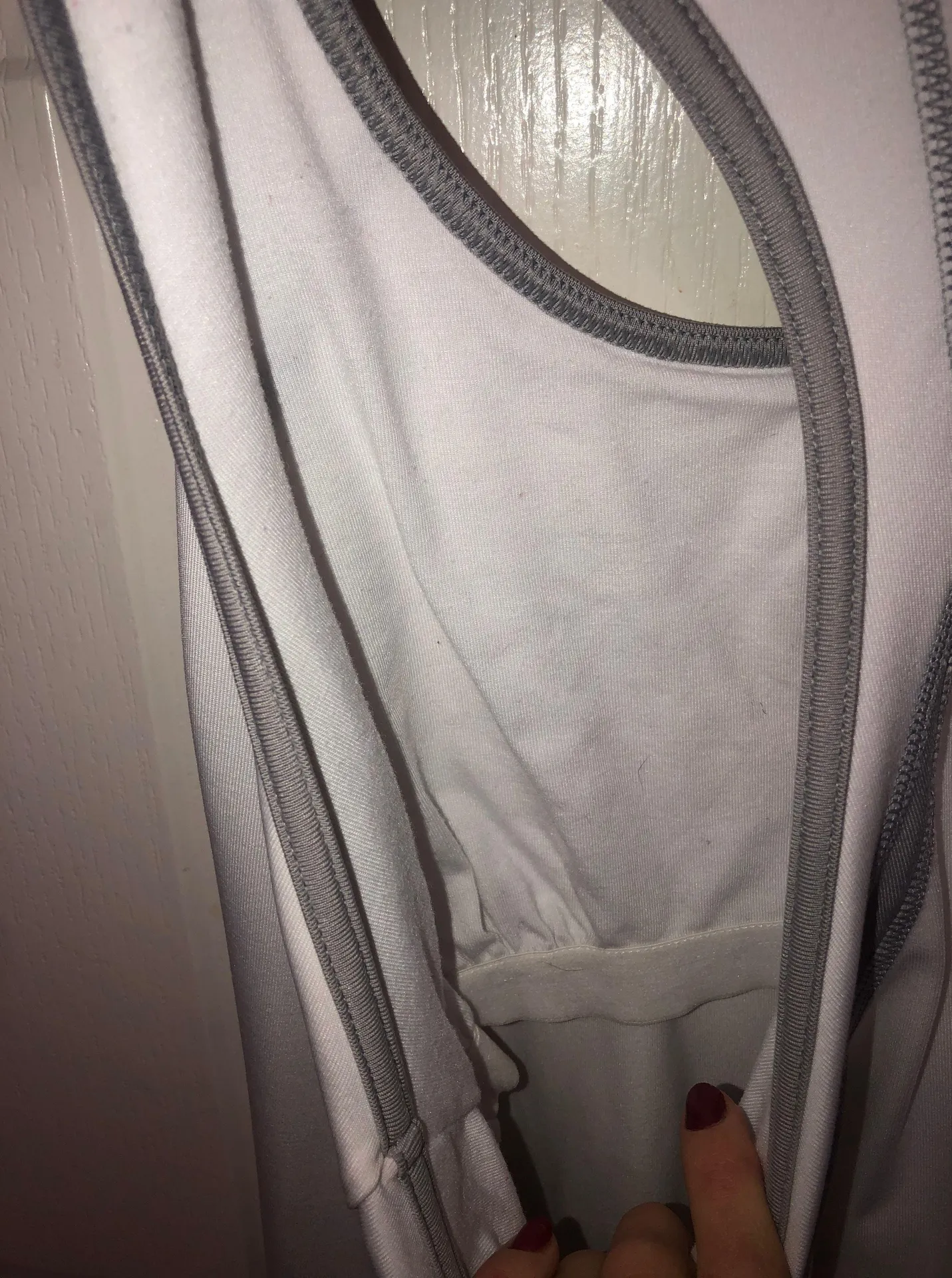 Danskin White Workout Tank - Image 3