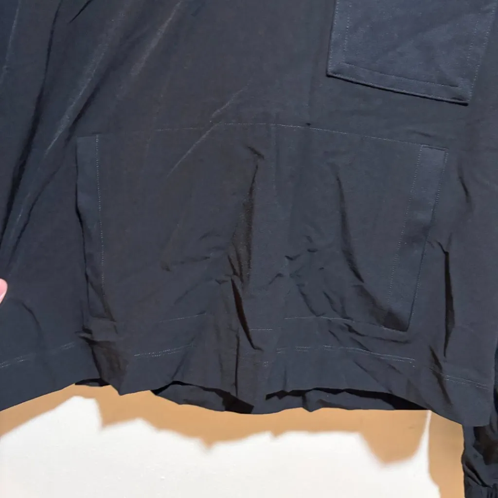 Cabi Quantum Hoodie Black Cargo Pocket Hooded Pullover Long Sleeve - Image 5