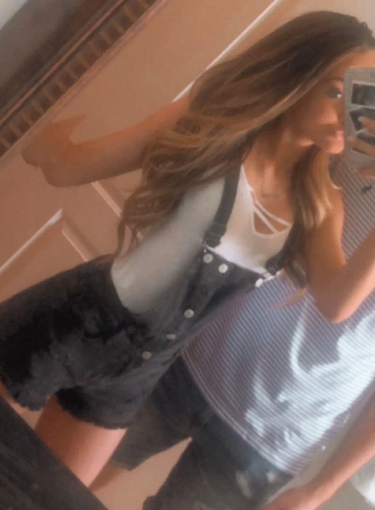 Black Shorts Overalls - Image 2