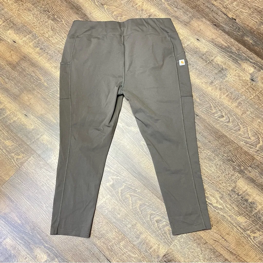 Carhartt Force Fitted Lightweight Ankle Length Legging Women’s XL Olive Green - Image 8