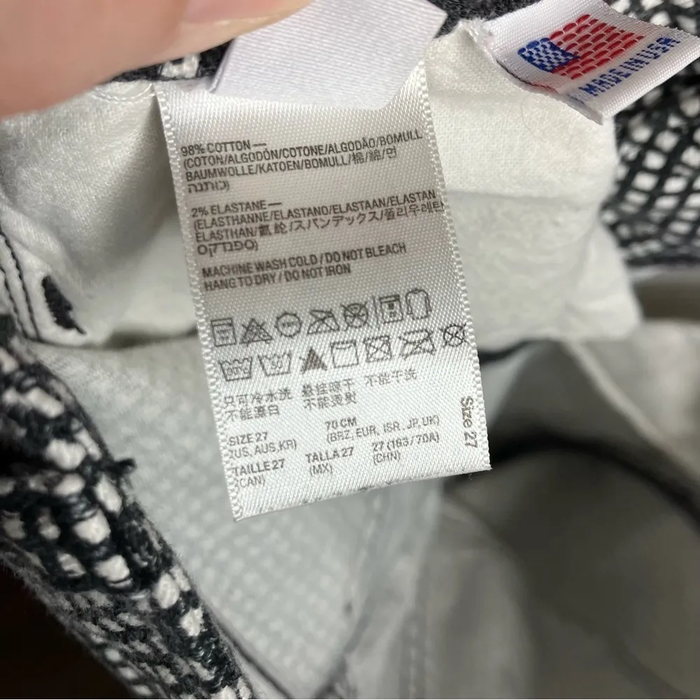 Nathalie Du Pasquier black & white‎ jeans size 27 - Image 7