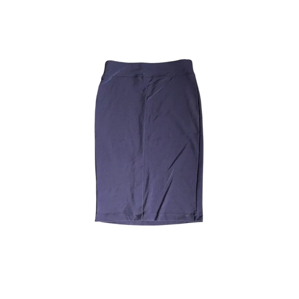 Boston Proper Navy Pencil Skirt - Image 4